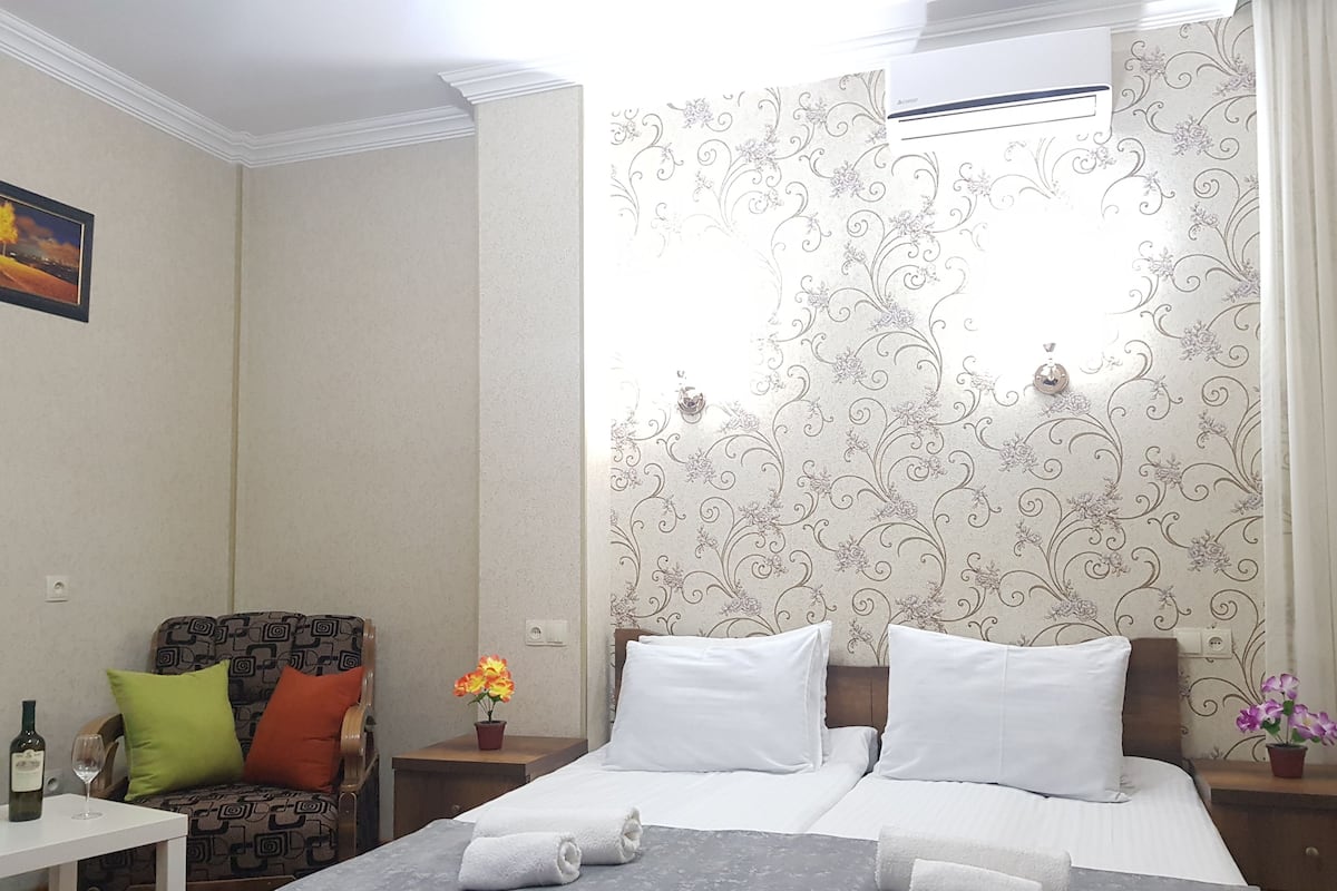 Standard Twin Room, Terrace | Minibar, blackout curtains, cots/infant beds, rollaway beds