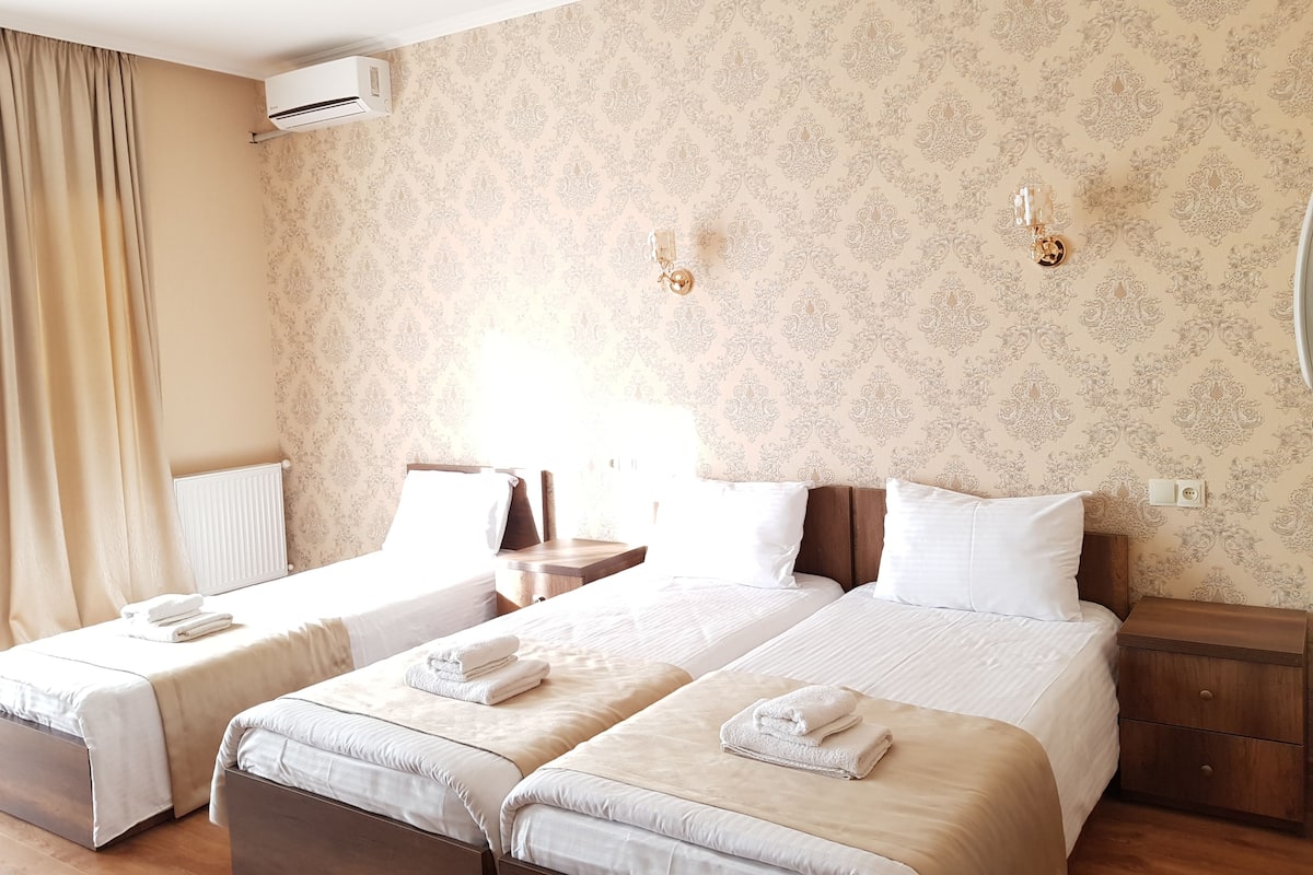 Standard Triple Room, Balcony | Minibar, blackout curtains, cots/infant beds, rollaway beds