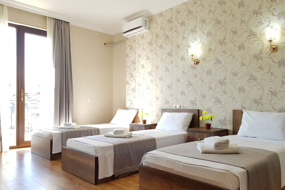 Standard Triple Room, Balcony | Minibar, blackout curtains, cots/infant beds, rollaway beds