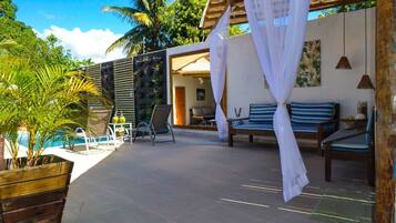 Indoor pool, outdoor pool