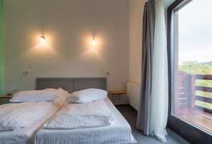 Panoramic Double or Twin Room, Mountain View | Desk, iron/ironing board, free WiFi, bed sheets