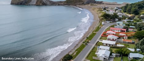 En la playa