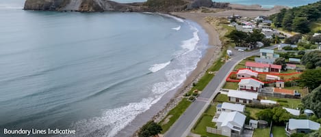 En la playa 