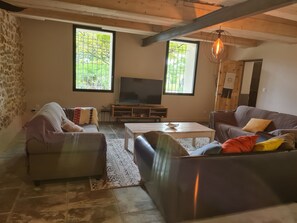 TV, table tennis, books