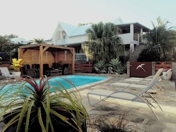 Vue sur piscine