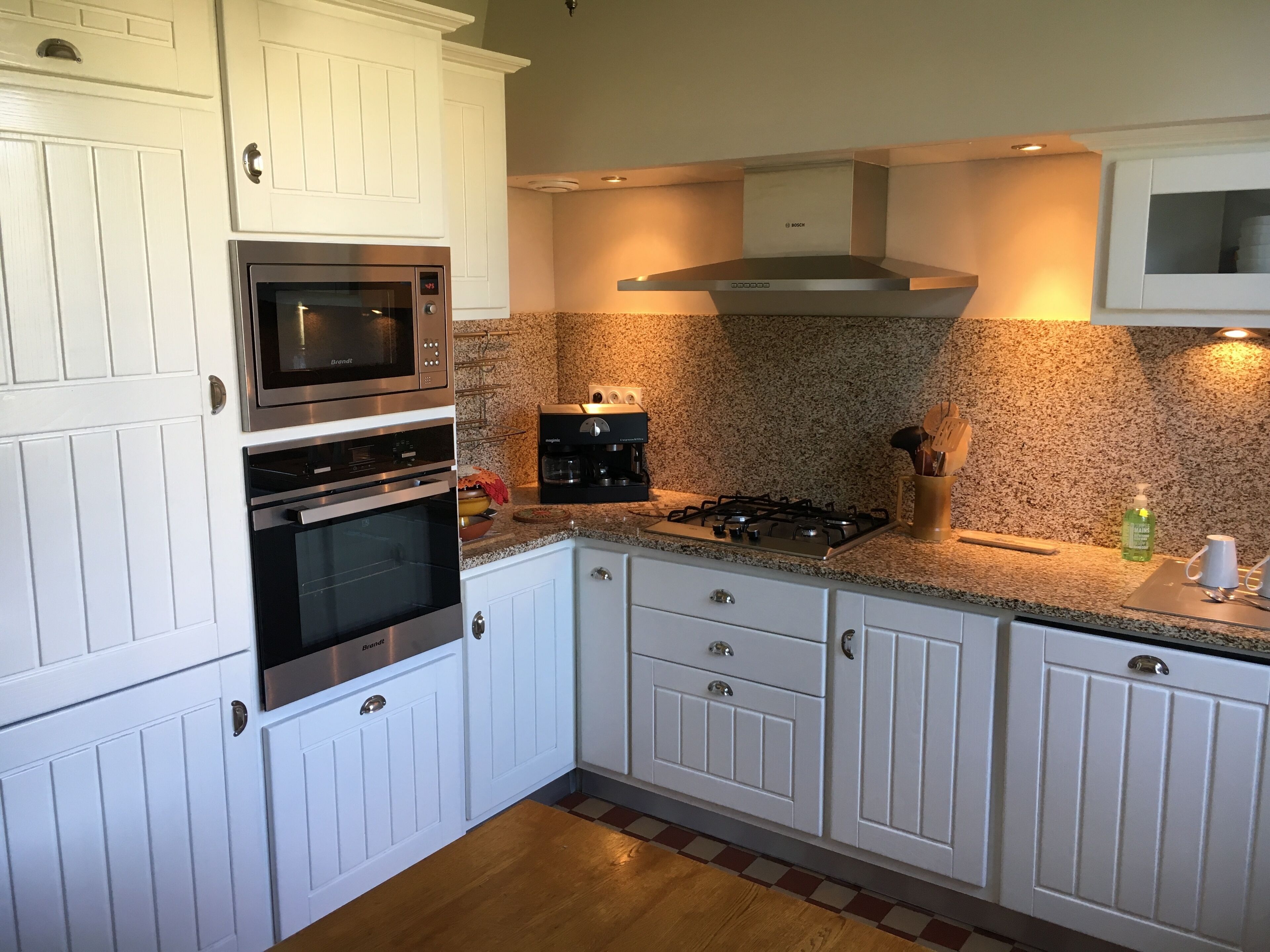 The house with blue shutters