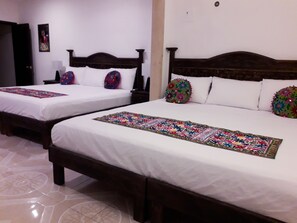 Family Room, Multiple Beds, Non Smoking, City View | 1 bedroom, in-room safe, blackout curtains, soundproofing - Hotel Peregrina (Valladolid)