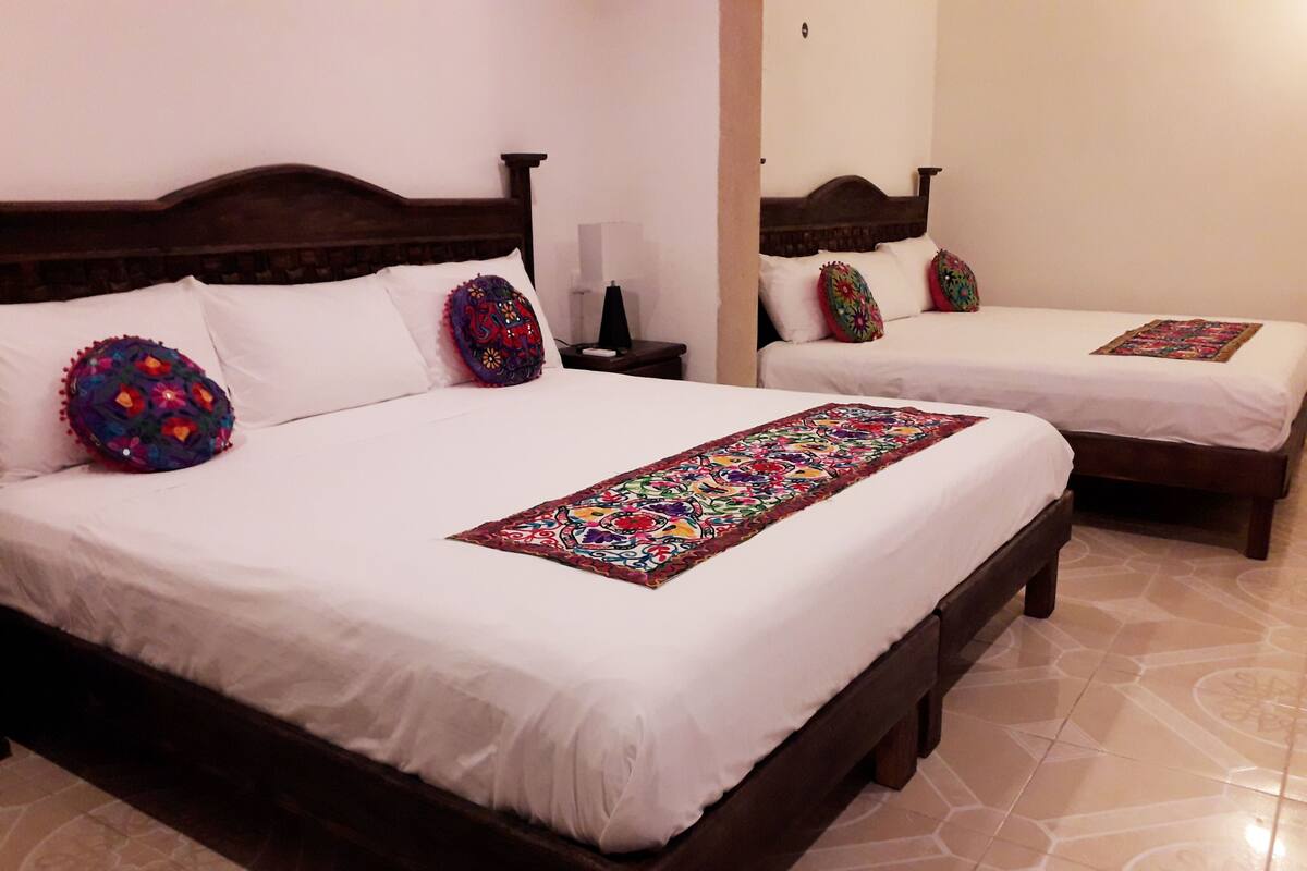 Family Room, Multiple Beds, Non Smoking, City View | 1 bedroom, in-room safe, blackout drapes, soundproofing