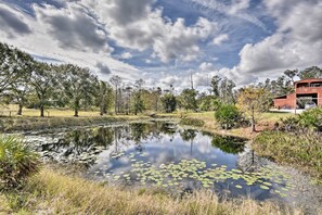 Property grounds - 40-Acre Farm w/ Animals & Fishing in Sebring! (Sebring)