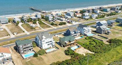 Sea Song II | 470 ft from the Beach | Private Pool, Hot Tub | Nags Head