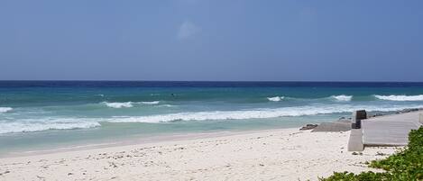 Beach nearby, beach towels
