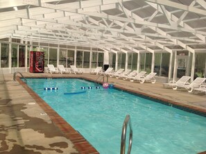 Una piscina riscaldata