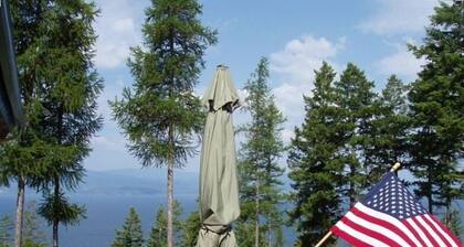 Flathead Lake - Bigfork log cabin with stunning views Apartment