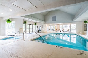 Indoor pool, a heated pool