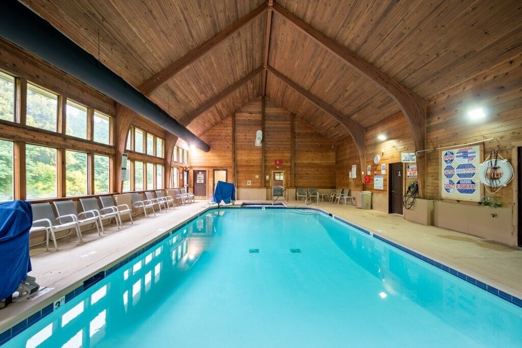Indoor pool, a heated pool