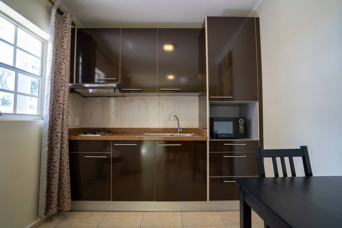 standard room, 1 bedroom, non smoking, pool view | private kitchenette | fridge, microwave, stovetop, electric kettle