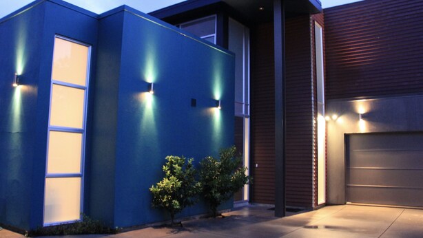 Front of property - evening/night - Refreshstay (Palmerston North)
