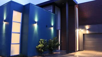 Front of property - evening/night