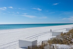 Beach nearby, sun-loungers