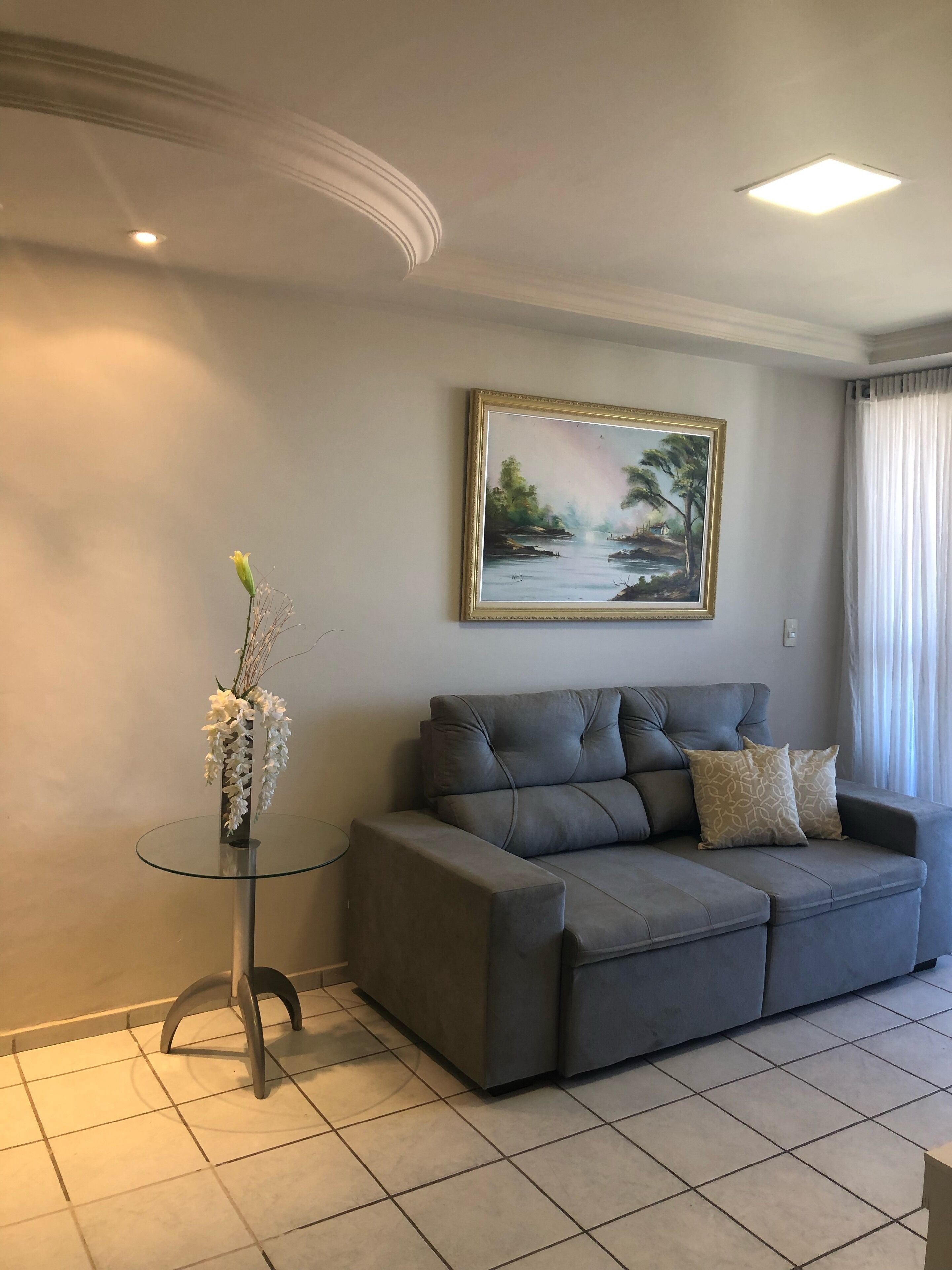 Fit 50 m from the sea, w / pool, beautiful view w / beach of white cable