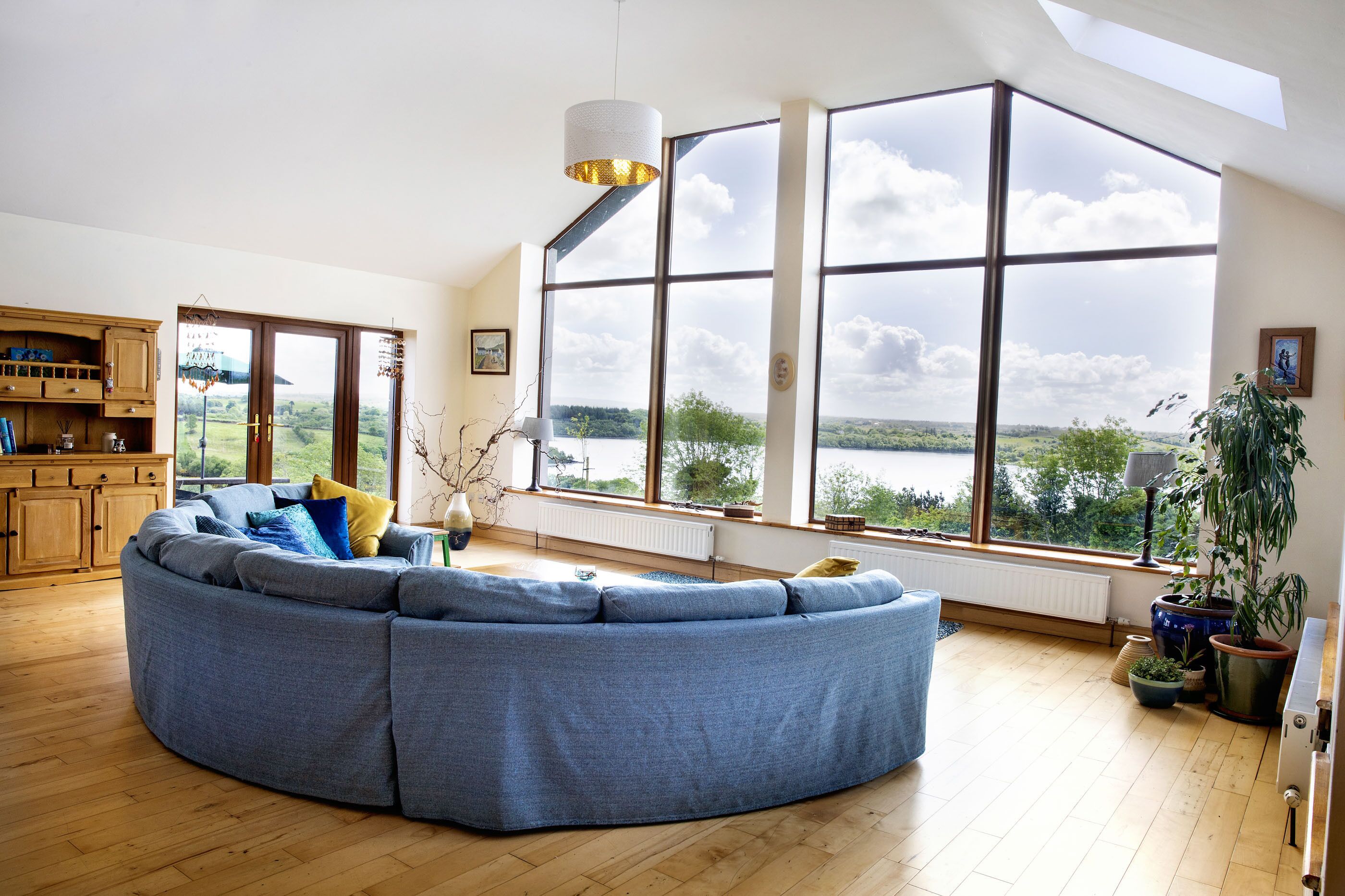 A modern home with panoramic views of Lough Islandeady & surrounding countryside
