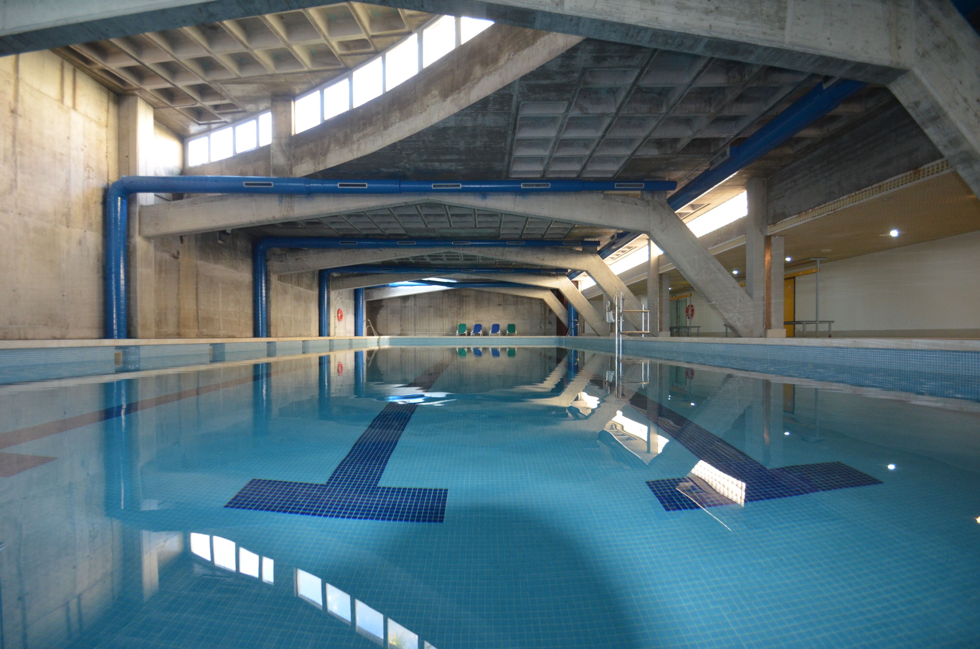 Indoor pool, a heated pool
