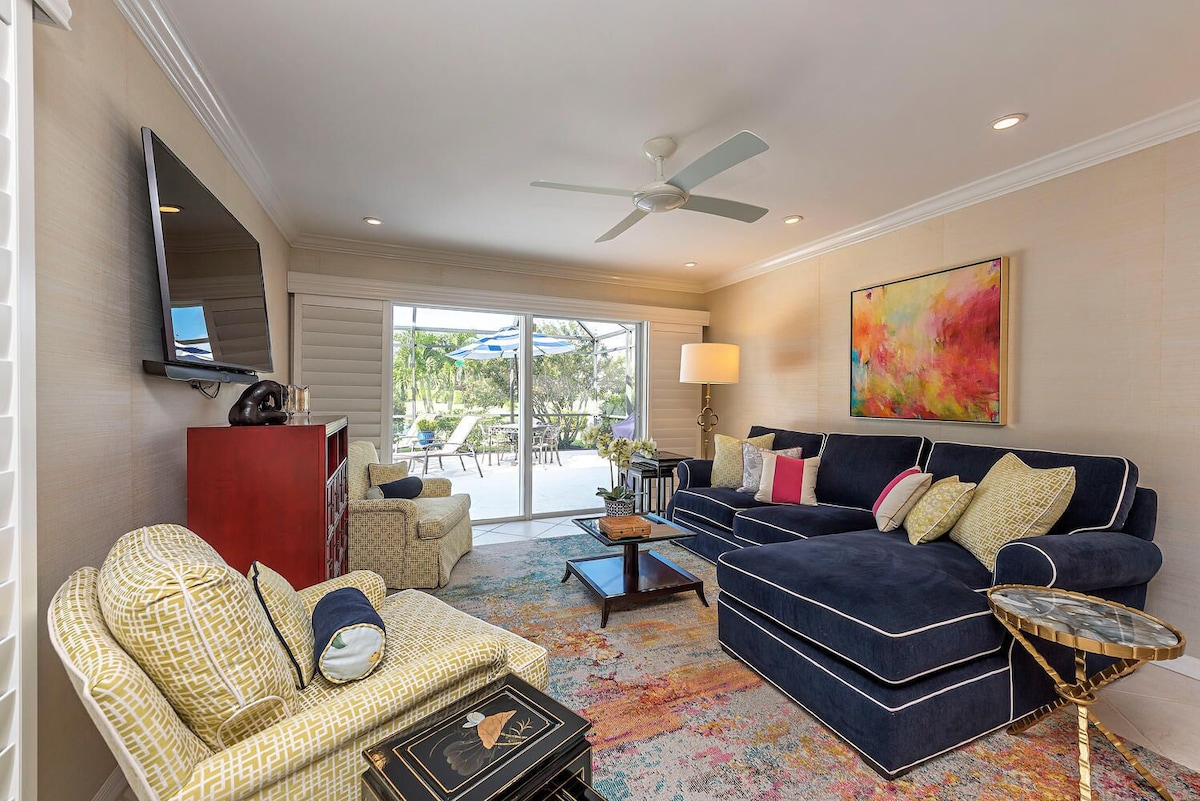 Photo 3 of Pool Home Lake View in Park Shore Naples, Walk to Beach & Waterside Shops