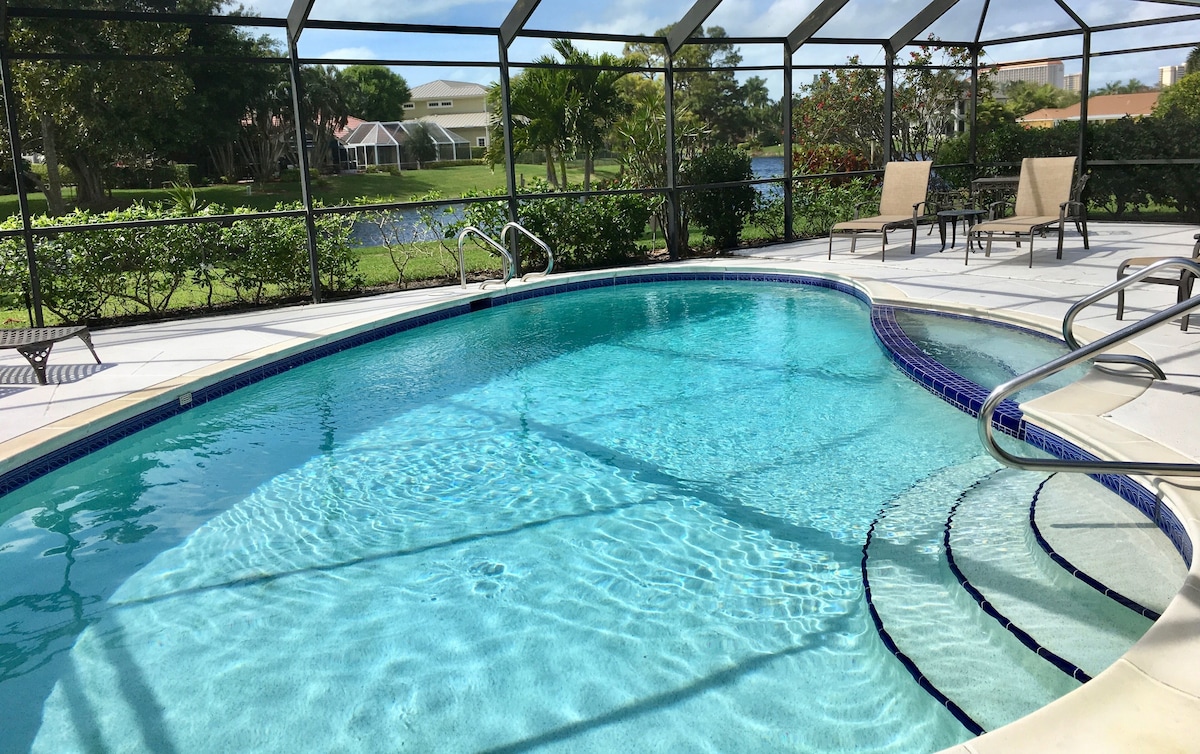 Photo 22 of Pool Home Lake View in Park Shore Naples, Walk to Beach & Waterside Shops