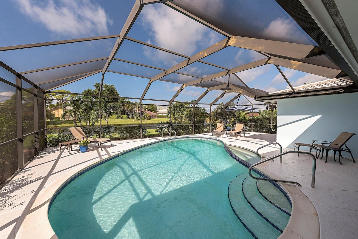 Photo 9 of Pool Home Lake View in Park Shore Naples, Walk to Beach & Waterside Shops
