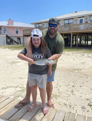 Property grounds - Dolphin Watch A - Remodeled - Waterfront Fishing Paradise! Bring your Dog! (Dauphin Island)