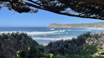 Beach nearby, sun-loungers
