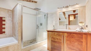 Bathtub, hair dryer