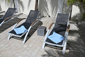 Terrace/patio - Luxury Villa for rent with swimming pool in Curacao (Jan Thiel)