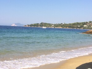 En la playa 