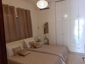2 chambres, fer et planche à repasser, accès au Wi-Fi (inclus)