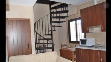 Een televisie, een open haard en een dvd-speler