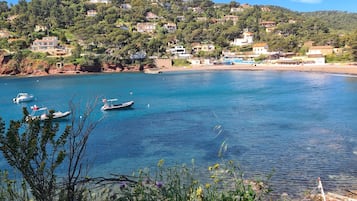 Accommodatie ligt op het strand
