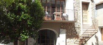 Stone Cottage with Roof Terrace near Mountains and Beaches.