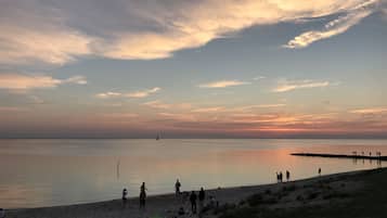 Vlak bij het strand