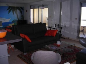 テレビ、DVD プレーヤー、書庫、ミュージックライブラリ