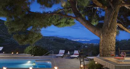 Cinco estrellas de lujo Villa con piscina privada, vistas al mar y Olive Garden, cerca de Split