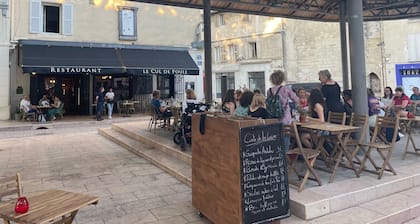 Sehr komfortable 1-Zimmer-Wohnung mit Terrasse und WIFI