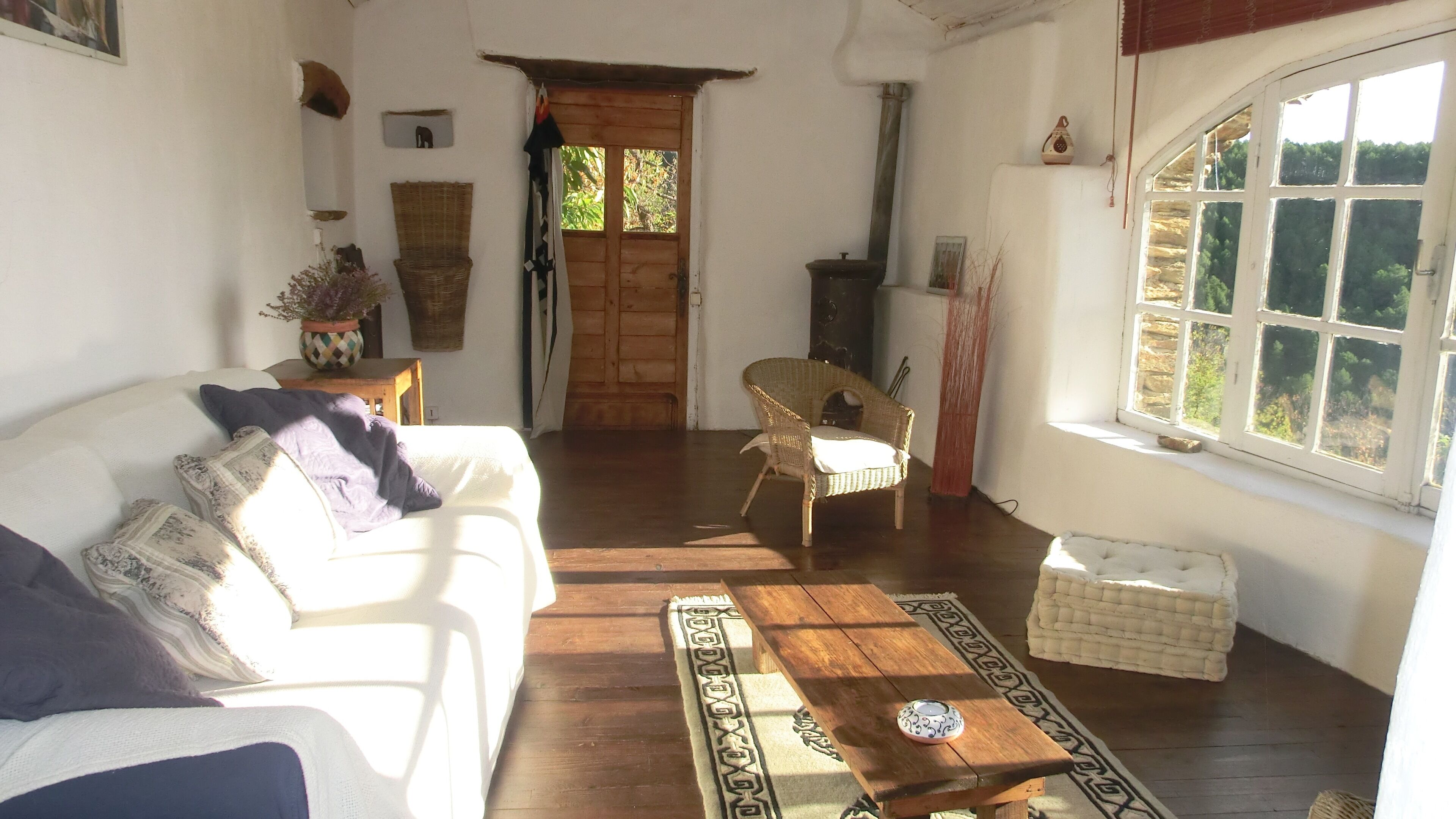 cottage full nature in a Cevennes farmhouse enjoying a beautiful view