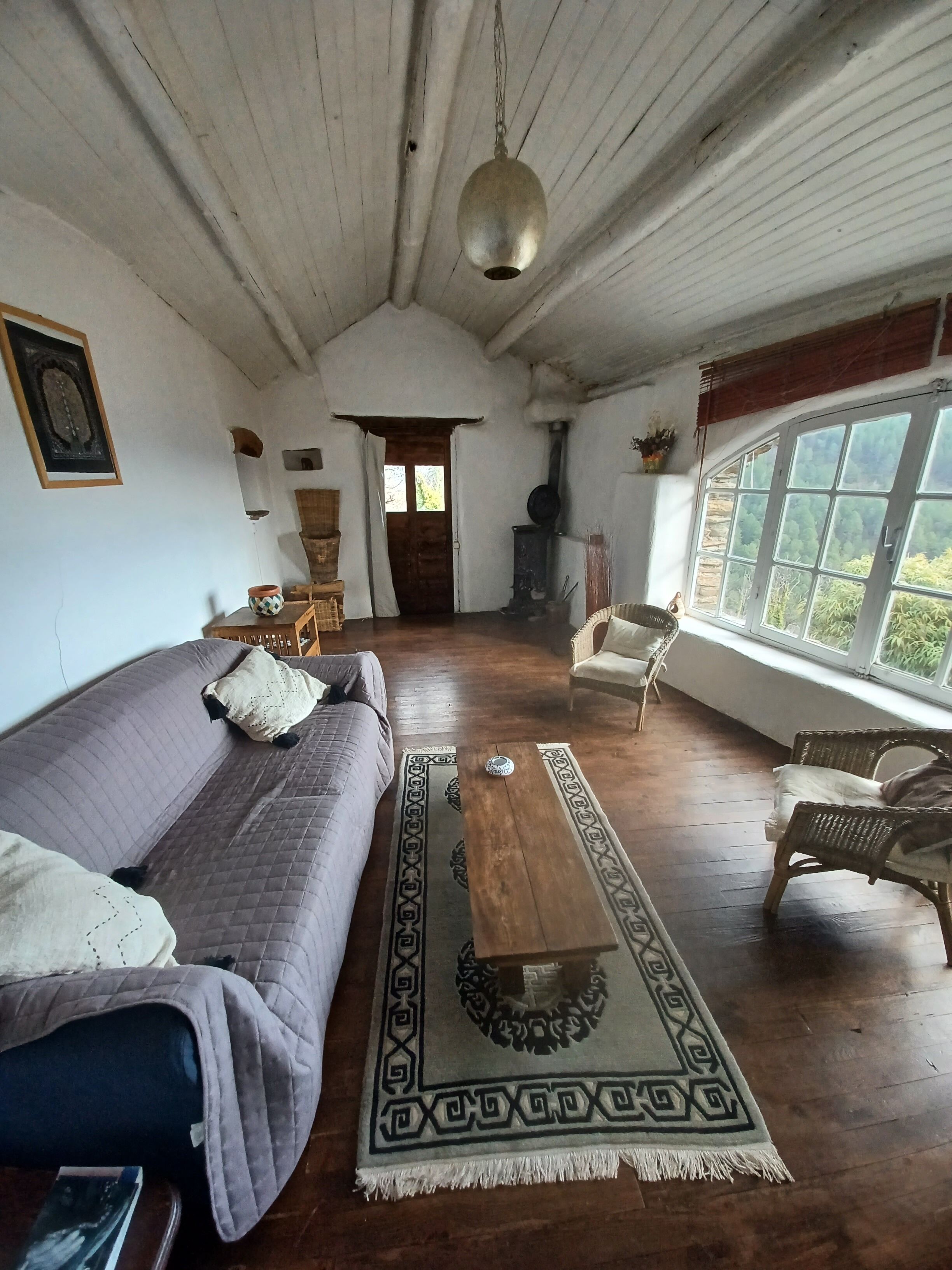 cottage full nature in a Cevennes farmhouse enjoying a beautiful view