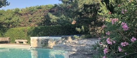 Piscine extérieure, piscine chauffée