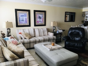 living room
So Nice! -   SPECIAL! SIT IN LIVING ROOM! GAZE AT OCEAN JUST STEPS AWAY! (Panama City Beach)