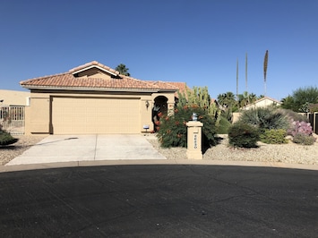 Front of home looking southwest.