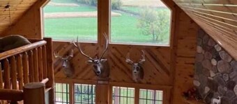 Entire high-quality lodge well equipped and tranquil - See ALBINO deer!