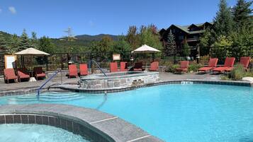 Indoor pool, outdoor pool