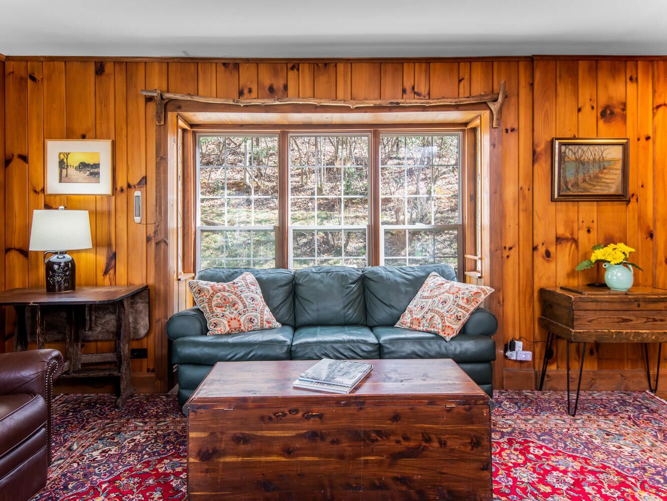 2 Gorgeous mountain homes surrounded by forest, babbling creek, just off Parkway